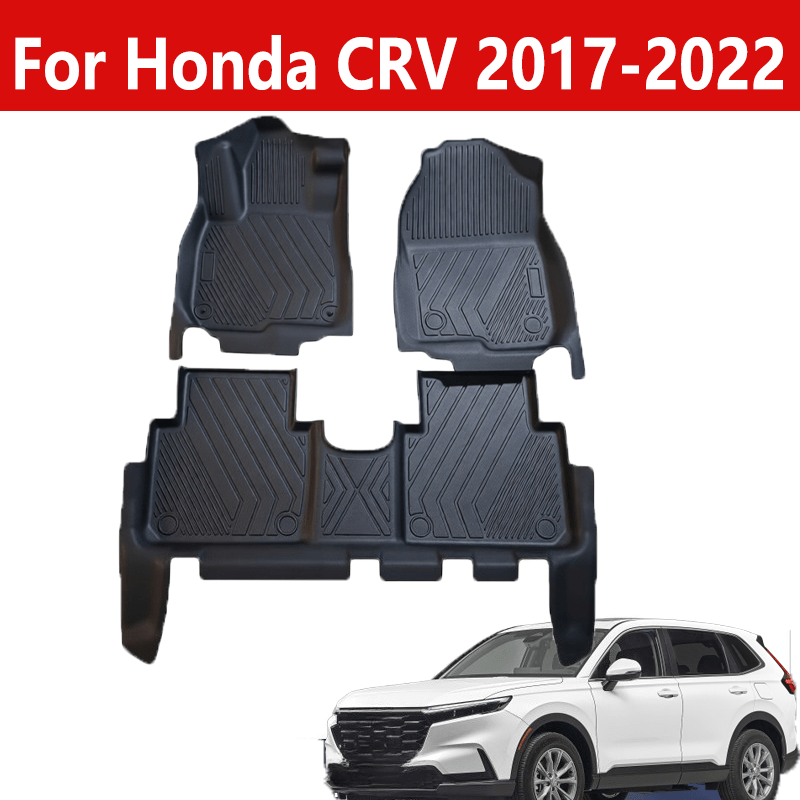Car Floor Mat Rubber - ホンダCRV 2017-2022用TPEカーフロアマット、フロアマットカーゴライナーTPEフロアライナートランクマット車内アクセサリー