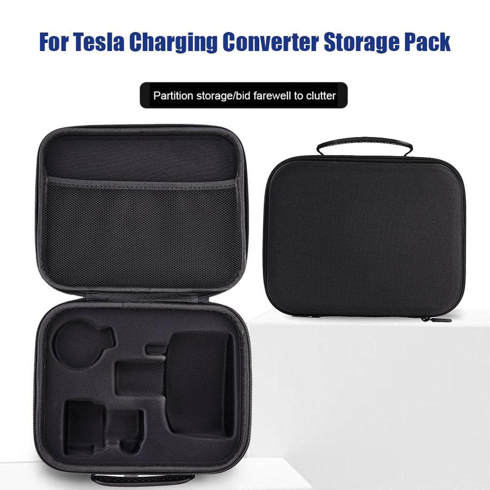 Car Accessories For Road Trip - テスラ CCS1 J1772 充電器収納袋充電器アダプターオーガナイザーボックストラベルケース電気自動車充電用自動車アクセサリー