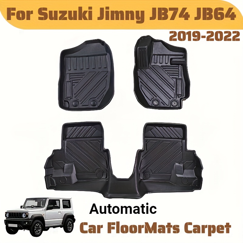 Car Floor Mat Rubber - スズキ ジムニー JB74 JB64 2019-2022 車用フロアマット--3枚セット、全天候型フロアマット、車用フロアマット