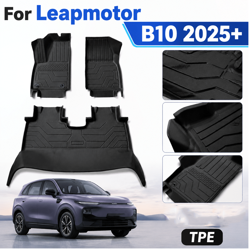 Car Floor Mat Rubber - Leapmotor B10 2025+用 TPEフロアマット カーゴライナー トランクマット