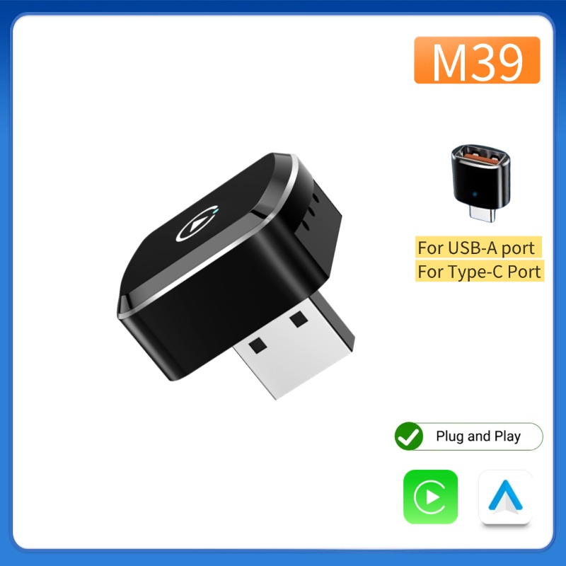 Car Accessories Usa - CarPlay Android Auto ワイヤレスアダプター USBドングル 5G