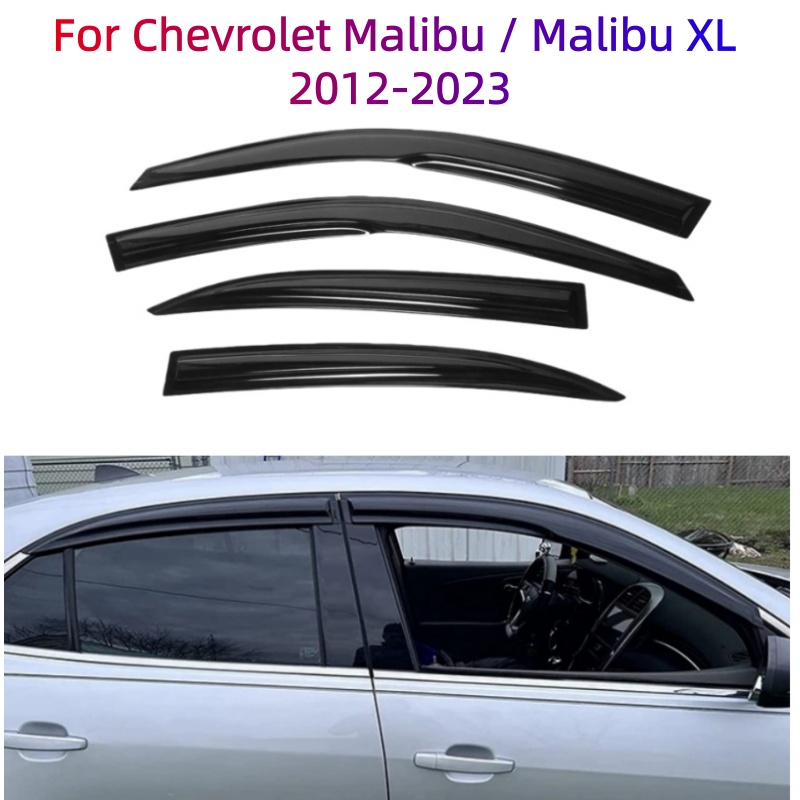 Car Accessories Xl - シボレーマリブ/XL 2012-2023年式車用アクセサリー ウィンドウバイザー 雨除け 日除け ベント