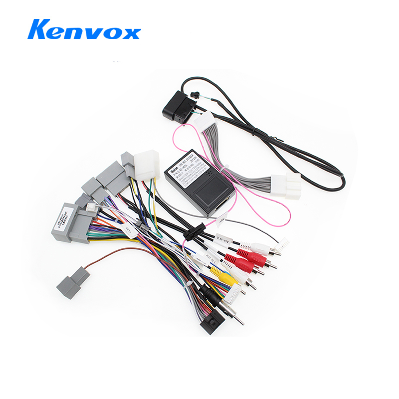 Car Accessories Usa - 16ピン車載Androidラジオステレオプラグ電源配線ハーネスケーブルアダプターコネクターcanbusデコーダー（ホンダCR-V 2010用）