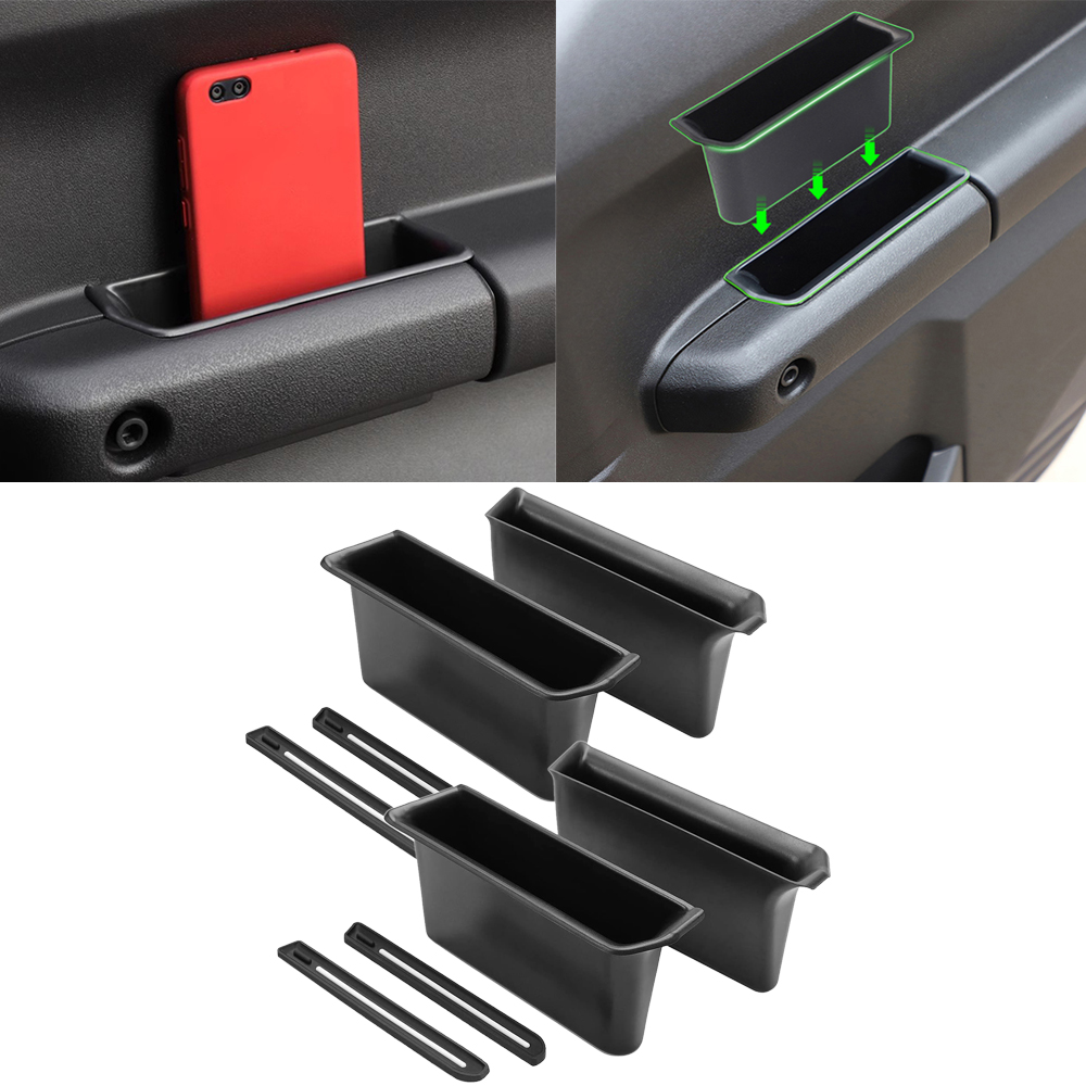 Car Accessories Xl - 4 個車のアームレストドアハンドル収納ボックスオーガナイザートレイスズキジムニー JC74 GL XL 5