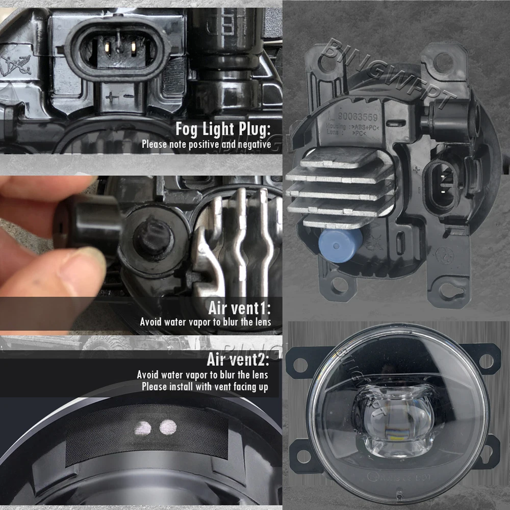 車のフォグライト,レンズ付きLEDフォグ,フォグランプ,三菱 - Car Accessories Xl のレビューと価格