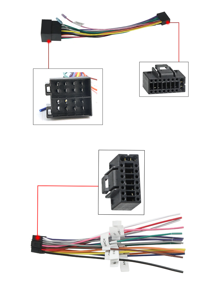 アルパイン用プラグケーブル,ISO標準コネクタ,カーステレオ - Car Accessories Usa のレビューと価格