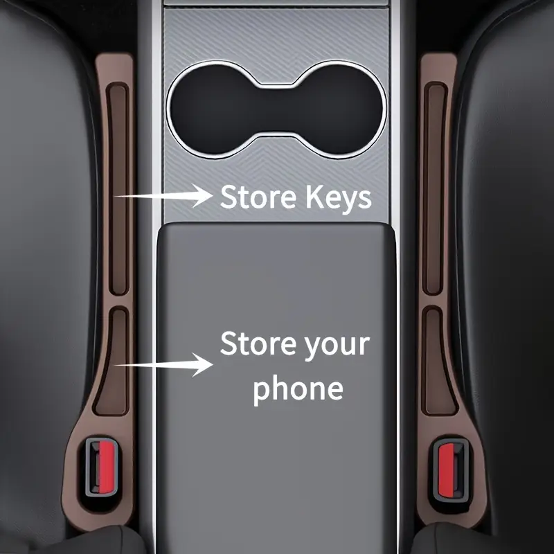 カーシート隙間プラグ、車内装飾品、車用クリップ収納ボックス、 - Car Accessories For Road Trip のレビューと価格