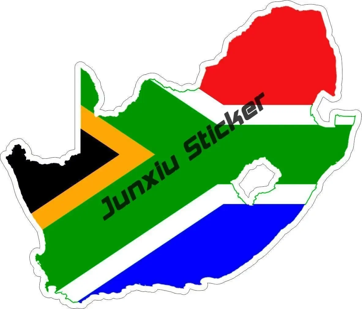 国旗付きの南アフリカの地図,ステッカー,デカール,南アフリカ - Car Accessories Cape Town のレビューと価格