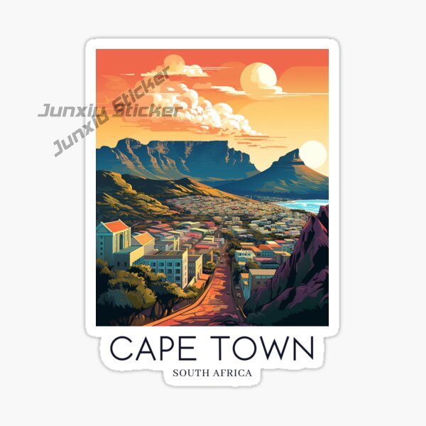 ケープタウン南アフリカ法律制度首都旗風光明媚な旅行用デカール - Car Accessories Cape Town のレビューと価格