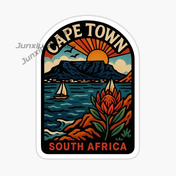 ケープタウン南アフリカ法律制度首都旗風光明媚な旅行用デカール - Car Accessories Cape Town のレビューと価格