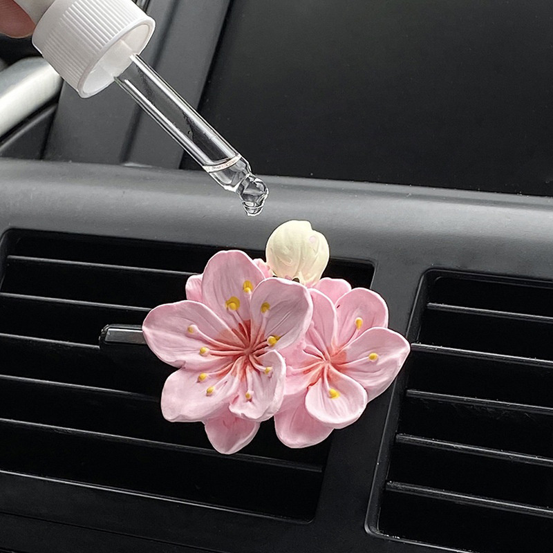 1pc 車のファッション小さな絶妙な香水クリップ花の形の空気 - Car Accessories Usa のレビューと価格