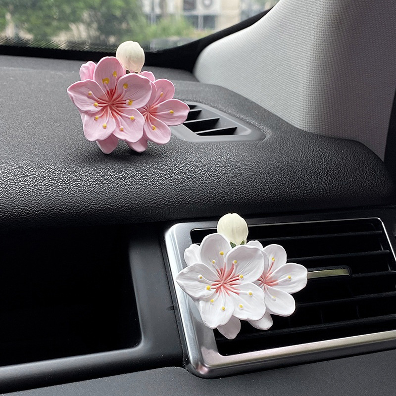 1pc 車のファッション小さな絶妙な香水クリップ花の形の空気 - Car Accessories Usa のレビューと価格