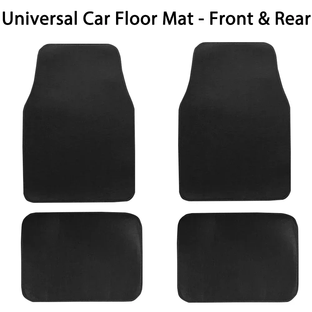 ユニバーサル滑り止めカーペットフロント＆リアカーフロアマット - Car Floor Mat Rubber のレビューと価格