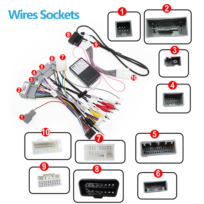 16ピン車載Androidラジオステレオプラグ電源配線ハーネ - Car Accessories Usa のレビューと価格