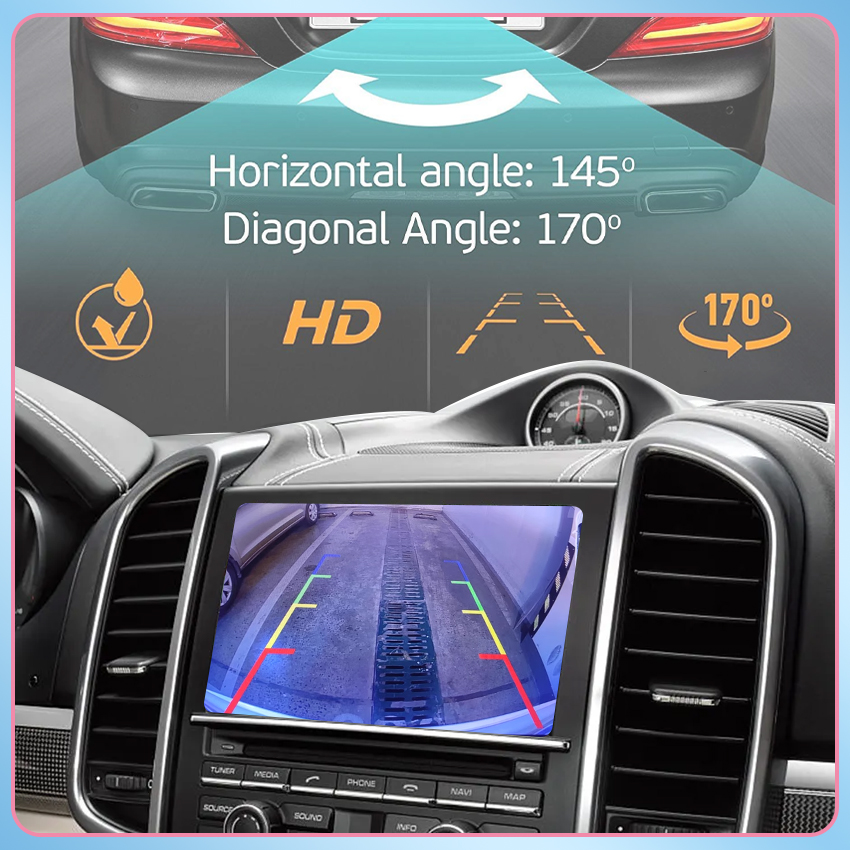 HD CCD170 ° 魚眼リアビューカメラシートアルテア  - Car Accessories Xl のレビューと価格
